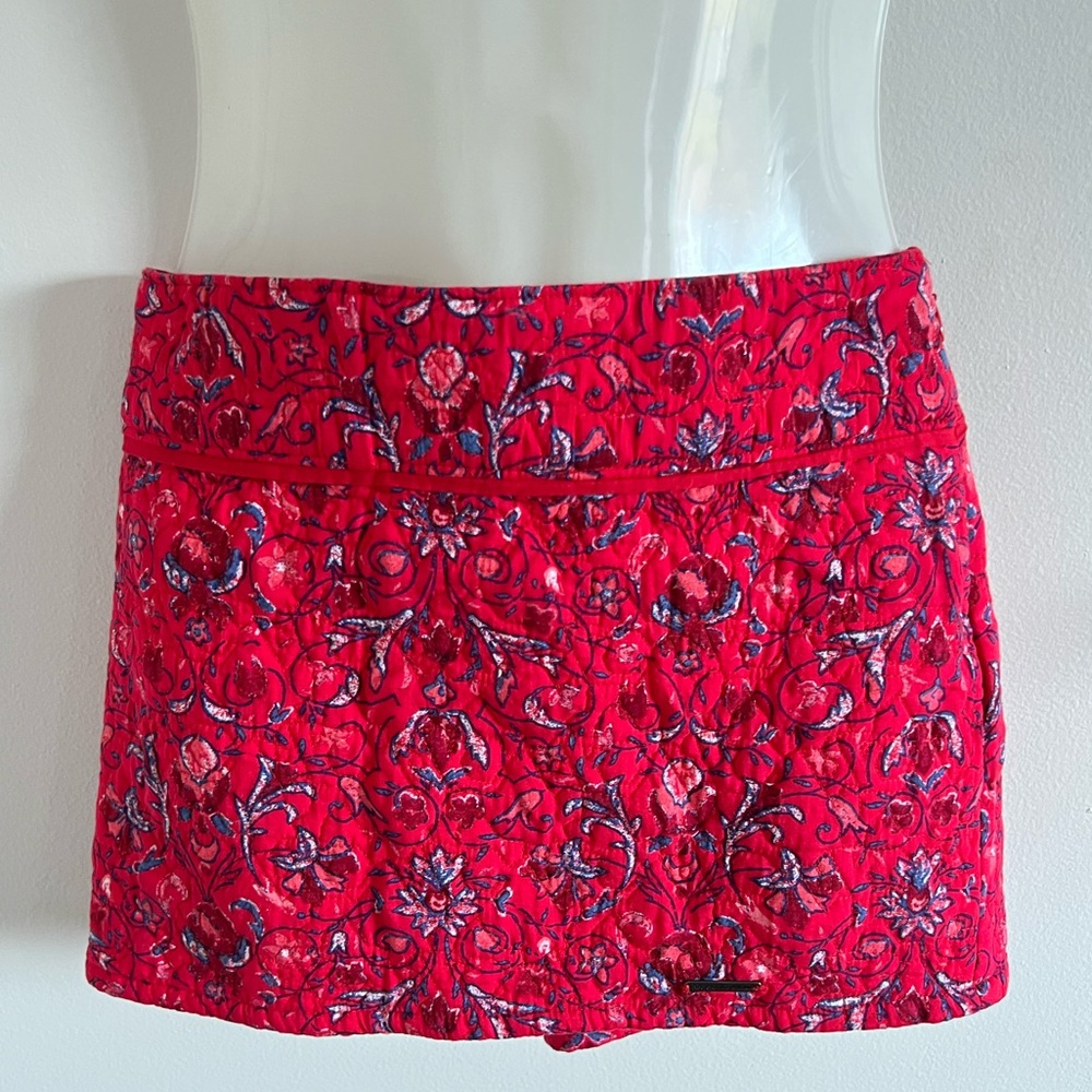 Abercrombie Mini Floral Quilted Skirt